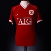2006-07 Manchester United Home Shirt Carrick #16 L