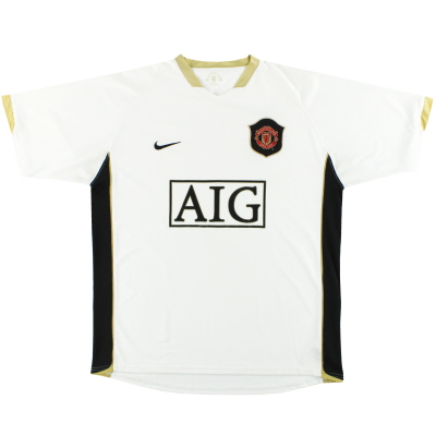 2006-07 Manchester United Nike Away Shirt L 