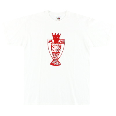 2006–07 Manchester United Premier League Champions Grafik-T-Shirt M