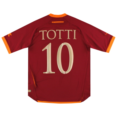 2006-07 Roma Diadora Home Shirt Totti #10 *w/tags* L 