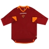 2006-07 Roma Diadora CL Home Shirt Taddei #11 L/S *As New* L