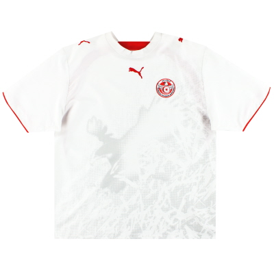 2006-07 Tunisia Puma Home Shirt *Мята* XXL