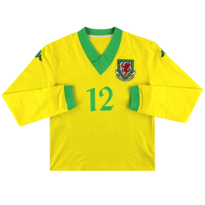 2006-07 Wales Kappa Player Issue uitshirt #12 *Als nieuw* XL.Jongens