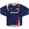 2006-07 Willem II Umbro Match Issue Away Shirt Hill #30 L/S XL