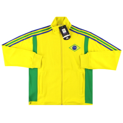 Haut de survêtement Coupe du Monde adidas Brésil 2006-08 *BNIB* XL