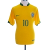 2006-08 Brazil Home Shirt Ronaldinho #10 M