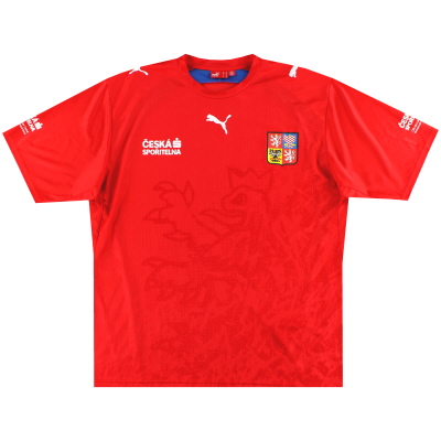 2006-08 Republik Ceko Puma Home Shirt *Mint* XL