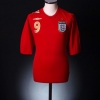 2006-08 England Away Shirt Rooney #9 L