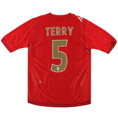 2006-08 Inghilterra Umbro Away Shirt Terry # 5 M