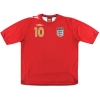 2006-08 England Umbro Away Shirt Owen #10 L