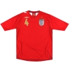 2006-08 England Umbro Away Shirt Gerrard #4 M