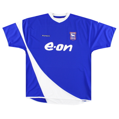 2006-08 Ипсвич Панч домашняя рубашка XXL