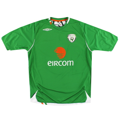 2006-08 Irlanda Umbro Home Shirt * Mint * L