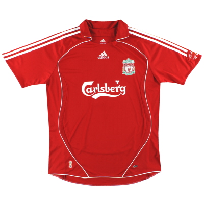 2006-08 Liverpool adidas Home Shirt M 