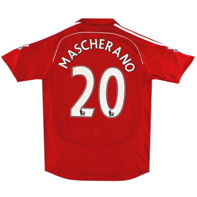 2006-08 Liverpool adidas Home Shirt Mascherano #20 L 