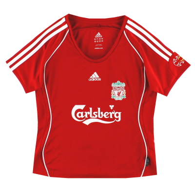 2006-08 Liverpool adidas Home Maillot Femme 12