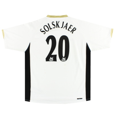 2006-08 Manchester United Nike Maglia da trasferta Solskjaer #20 L