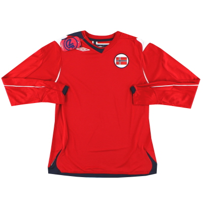2006-08 Norway Umbro Womens Home Shirt * avec étiquettes * L / SM