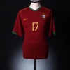 2006-08 Portugal Home Shirt Ronaldo #17 S