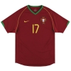 2006-08 Portugal Nike Home Shirt C.Ronaldo #17 S