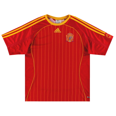 2006-08 Spain adidas Home T-Shirt S 