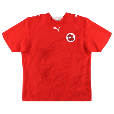 Camiseta de local de Puma de Suiza 2006-08 L