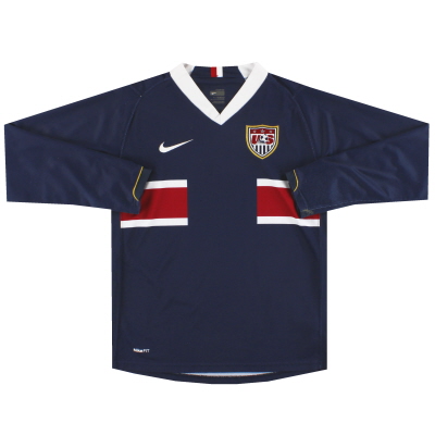 2006-08 USA Nike Away Shirt L/S L.Boys 