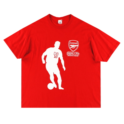 T-shirt témoignage Arsenal Dennis Bergkamp 2006 XL