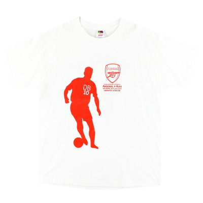 Camiseta testimonial de Dennis Bergkamp del Arsenal 2006 XL