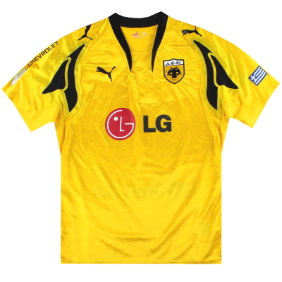 2007-08 AEK Athens Puma Home Shirt L 
