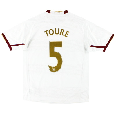 Camiseta de visitante Nike del Arsenal 2007-08 Toure n.° 5 *Mint* L