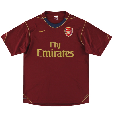 2007-08 Arsenal Nike 트레이닝 셔츠 * Mint * L