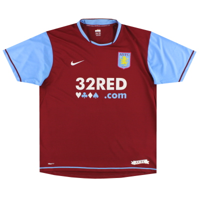2007-08 Aston Villa Nike Home Shirt XL