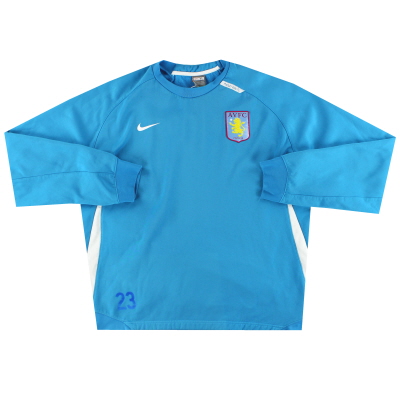 2007-08 Aston Villa Nike Player Issue Sweatshirt #23 XL