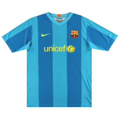 2007-08 Barcelona Nike  Basic Away Shirt XL.Boys 