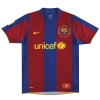 2007-08 Barcelona Nike Home Shirt Messi #19 XL