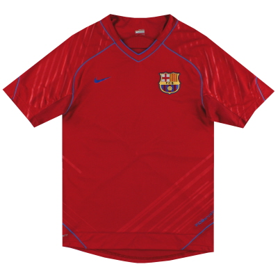 2007-08 Barcelona Nike Training Shirt *Mint* S