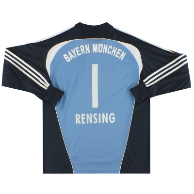 2007-08 Bayern Munich adidas Goalkeeper Shirt Rensing #1 L 