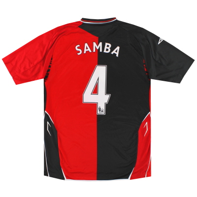 2007-08 Camiseta visitante del Blackburn Umbro Samba # 4 L