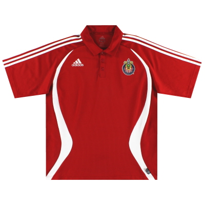 2007-08 C.D. Guadalajara adidas Polo Shirt L