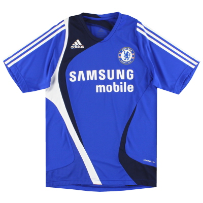 2007-08 Chelsea adidas Player Issue Training Shirt S 