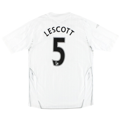 2007-08 Выездная футболка Everton Umbro Лескотт № 5 L