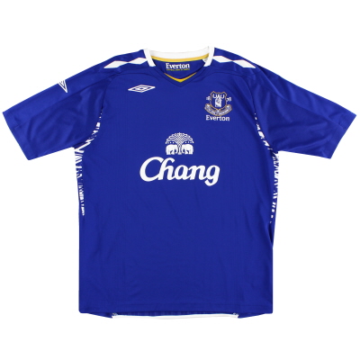 2007-08 Everton Umbro Home Camiseta S