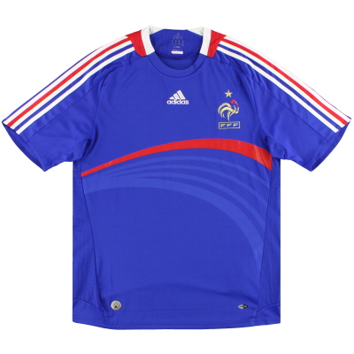 2007-08 Frankreich adidas Heimtrikot S.