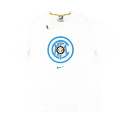 2007–08 Inter Mailand Nike Grafik-T-Shirt *mit Etiketten* XXL