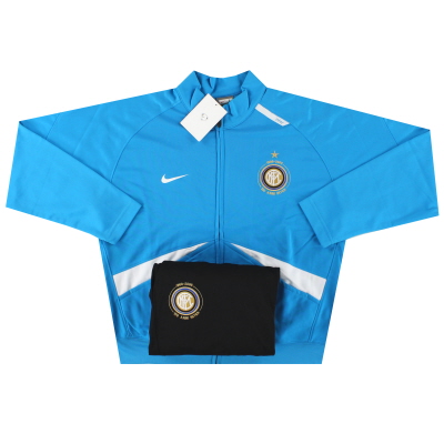 2007–08 Inter Mailand Nike Trainingsanzug *mit Etiketten* L.Jungen