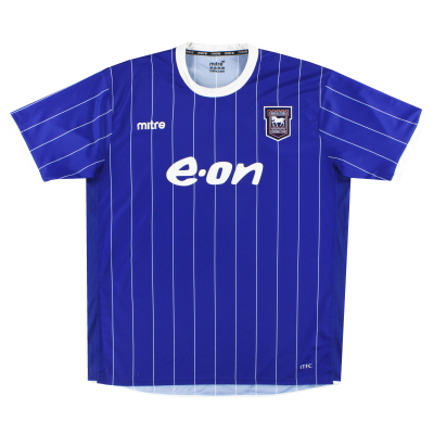 2007-08 Ipswich Mitre Home Shirt XXL