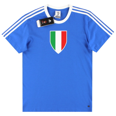 2007-08 이탈리아 아디다스 그래픽 티셔츠 *태그 포함* L