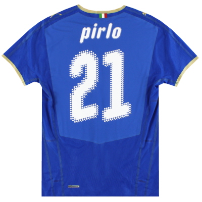 2007-08 Italy Puma Player Issue Home Shirt Pirlo #21 *As New* L 