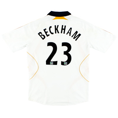 2007-08 LA Galaxy adidas Home Maglia Beckham # 23 XL